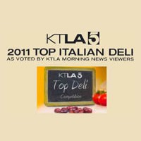 KTLA5 2011 Top Italian Deli Award